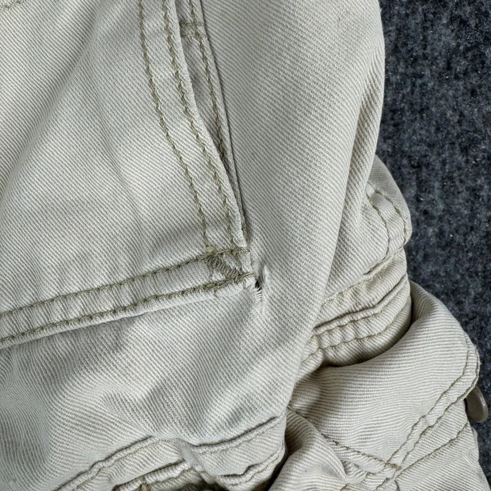 Levi's Cargo Shorts Mens Size 32 Beige Tan Cotton Utility Multi Pocket Fair